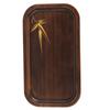 Wood Rectangular Tea Tray Rectangular Shape Snack Platter Bamboo Tea Tray  Household Kitchen