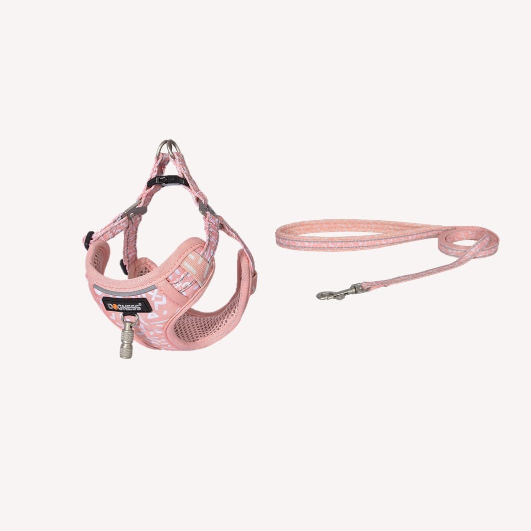

ROOKCRAN Dogness Leash Harness Little Coral for and Large Secure Prevents 017622 & Set, Rascal, Pink, Small, Medium, Dogs, Stylish, Safe, Fit, розовый