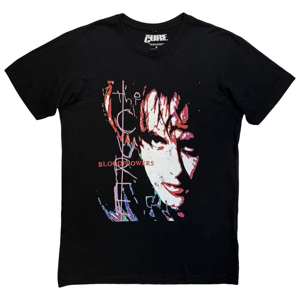 The Cure Unisex Carbon TShirt Bloodflowers Tour 00 XLarge Black S