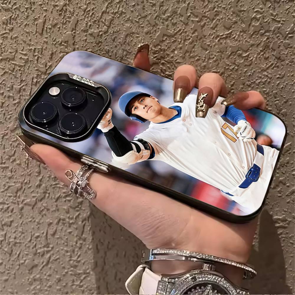 Baseball S-Shohei Ohtani Phone Case For IPhone17 16 11 12 13 14 15 16 Pro Max Plus Cover Colored Silver Funda Bumber