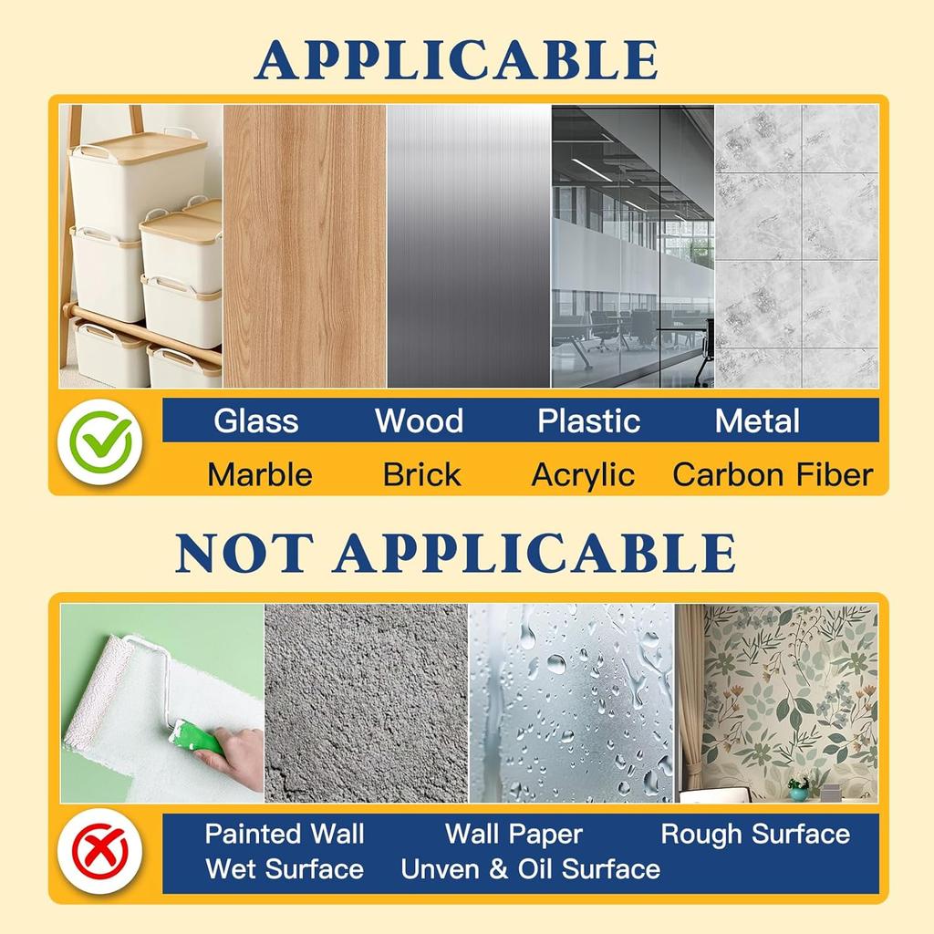 Clear Double Sided Nano Tape,Museum Adhesive Putty, Nano Sticky Tack, Strong Self Adhesive Sticky Dots Strips, Poster Mounting Putty for Wall