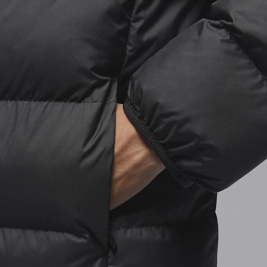Air Jordan Brooklyn Puffer Jacket Asia Sizing 'Black' Men's FV7318-010