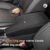 Microfiber Leather Center Console Armrest Cover for Subaru Crosstrek 2017-2023 Interior Moulding