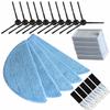 Side Brush+hepa Filter+Mop Cloth+magic Paste Accessories for Ilife V5s Ilife V5pro X5 V5 V3 V5s Pro V50 V55 Vacuum Cleaner Parts