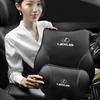 Leather Car Headrest Lumbar Pillow Neck Gap Filler Pillow For IS250 IS200 CT200h GS300 LS430 RX450h LX570 IS300 ES RX LS