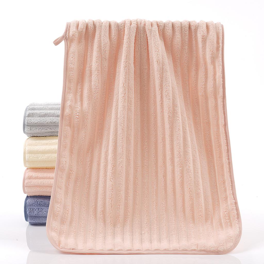 Coral Fleece Towel Fresh Towel Soft and Thick Strong Water Absorption Hair Wiping, Quick Drying Household Face Towel