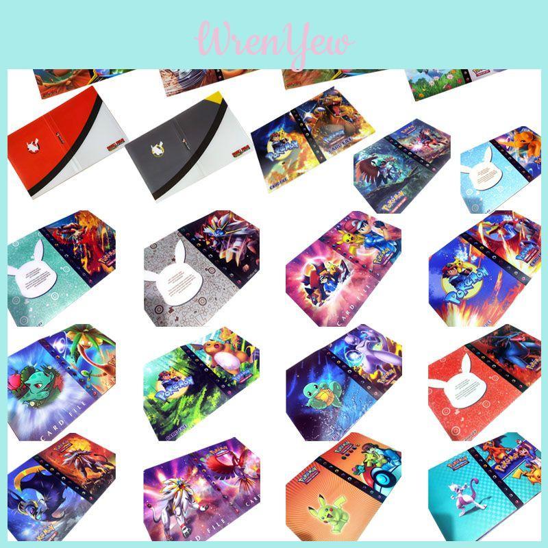 Livro de Cartas Colecionáveis Pokmon Pet Genie Com 240 Suportes e Capa Vibrante Para Presente de Dia das Crianças