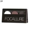 FOCALLURE 3 Colors Long Lasting Waterproof Brow Dyeing Palette Eyebrow Powder