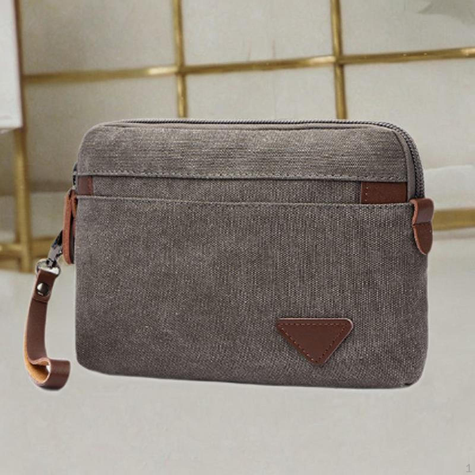 

Мужская сумка-клатч, повседневный держатель для карт, легкий стильный портативный кошелек на молнии