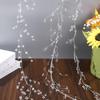 Clear Acrylic Wire Bead Garland Strands Faux Crystal Bead String Garland Christmas Tree Craft Wedding Birthday Party Decor