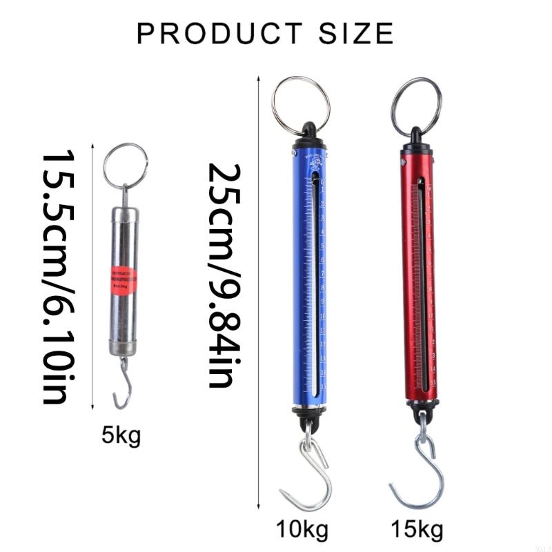 MXLA Hanging Hook Scale Spring Dynamometer For Luggage Groceries Easy To Read