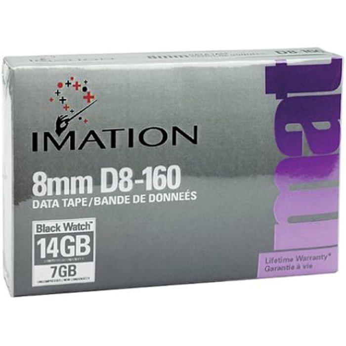Bande 8 mm - IMATION - 7 Go/14 Go - Compatible disques 8200/8500 - Ruban de sauvegarde - Noir