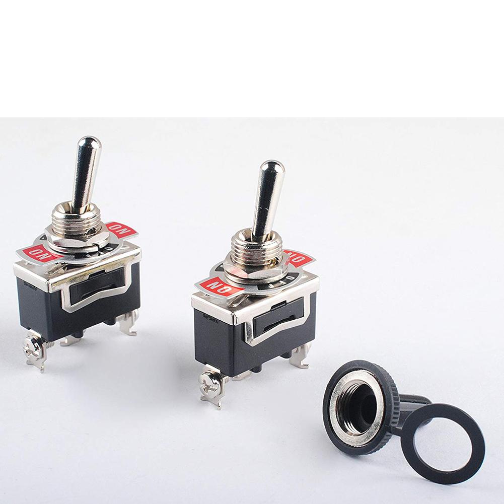 5PCS Car Modified Light Switch with 5PCS Waterproof Rocker Toggle Switch