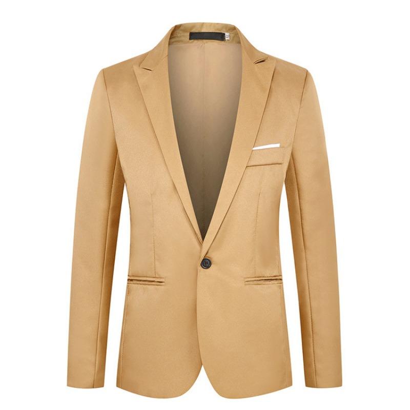 Mode Herren Business Casual Anzug Europäischer und Amerikanischer Slim-Fit Kleiner Blazer