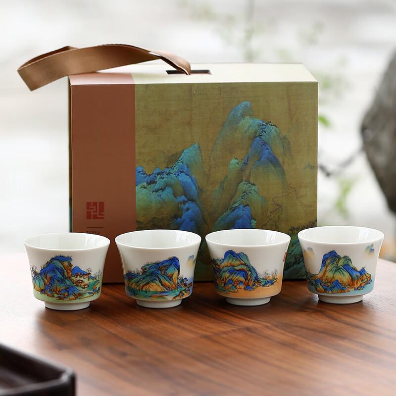 

Hedi Qianli Jiangshan Ceramic Tea Set