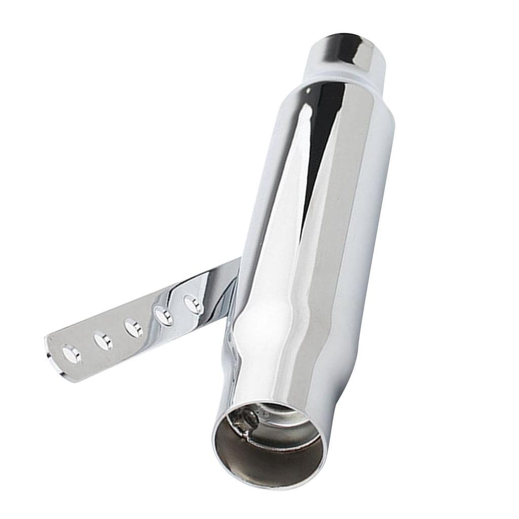 Motorcycle Exhaust Pipe Stainless Steel Noise Reduction Muffler Silencer Pipe Universal for Motorbike