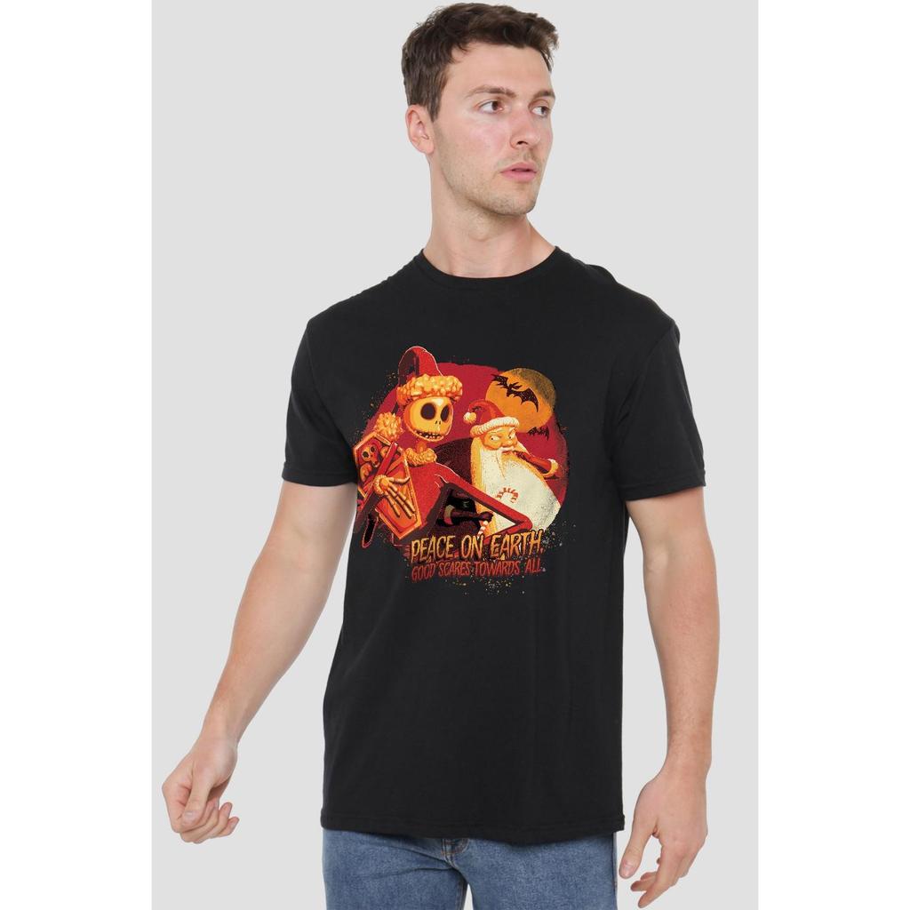 The Nightmare Before Christmas Mens Good Scares Towards All T-Shirt