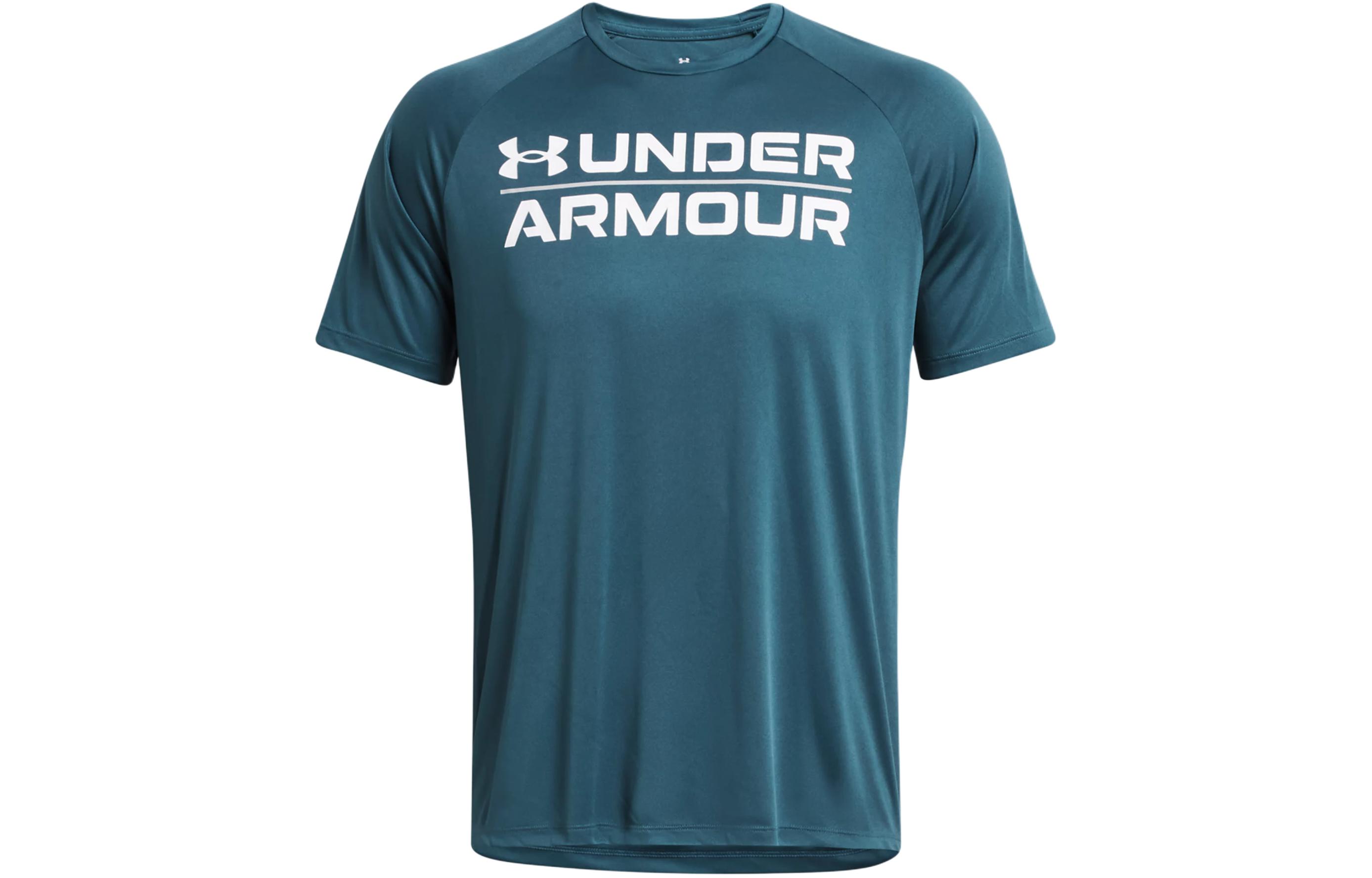 Under Armour T Shirt Men s Dark Cyan 1377142-414 2XL
