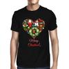 1Tee Mens Merry Christmas Love Heart Made of Christmas Favourites T-Shirt