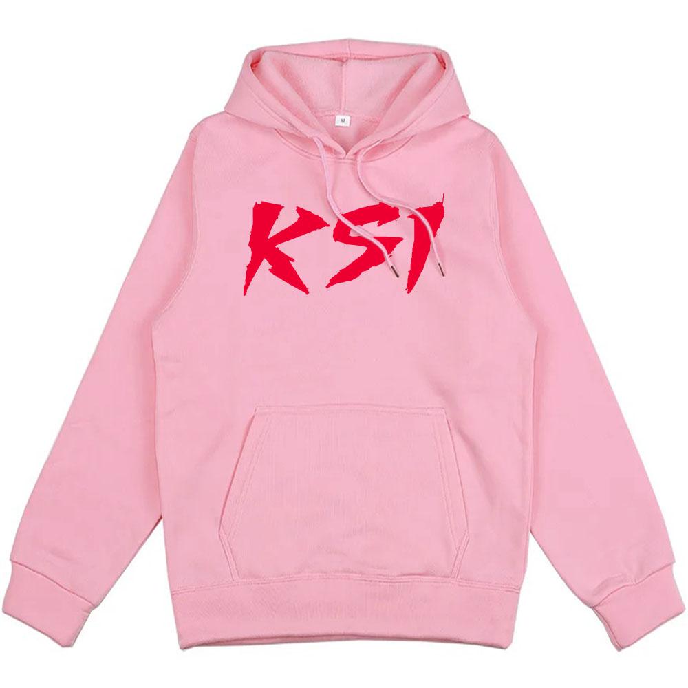 

Толстовки с капюшоном в стиле хип-хоп и рэпера KSI Heavy Mental Fashion Unisex Graphic Clothing Winter Fleece Hooded Pullover Casual Men Hoody XS розовый