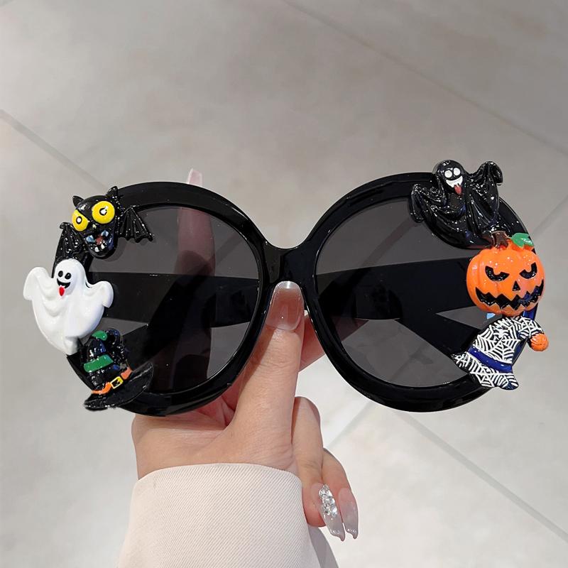 Cute Halloween Party Pumpkin Decor Shades Women Fashion Festival Rave Prop Sunglasses Funny Cartoon Design Sun Glasses