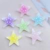 6Pcs New Cute Resin Cartoon Colorful Starfish Series Flat Back Parts Embellishments For Hair Bows Accessories