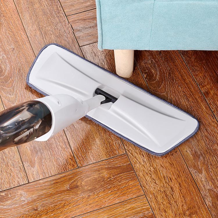 Lazy Person's Spray Mop: One-Step, Hands-Free Flat Mop for Wet/Dry Use with Replaceable Cloth