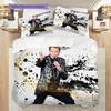 Johnny Hallyday De Lamour Legacy Bedding (1 * duvet cover + 2 * pillowcase, without core) 2D Flat Bedding set Soft and comfortable