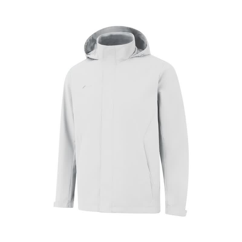 LI-NING Men s Water-Repellent Hooded Windbreaker