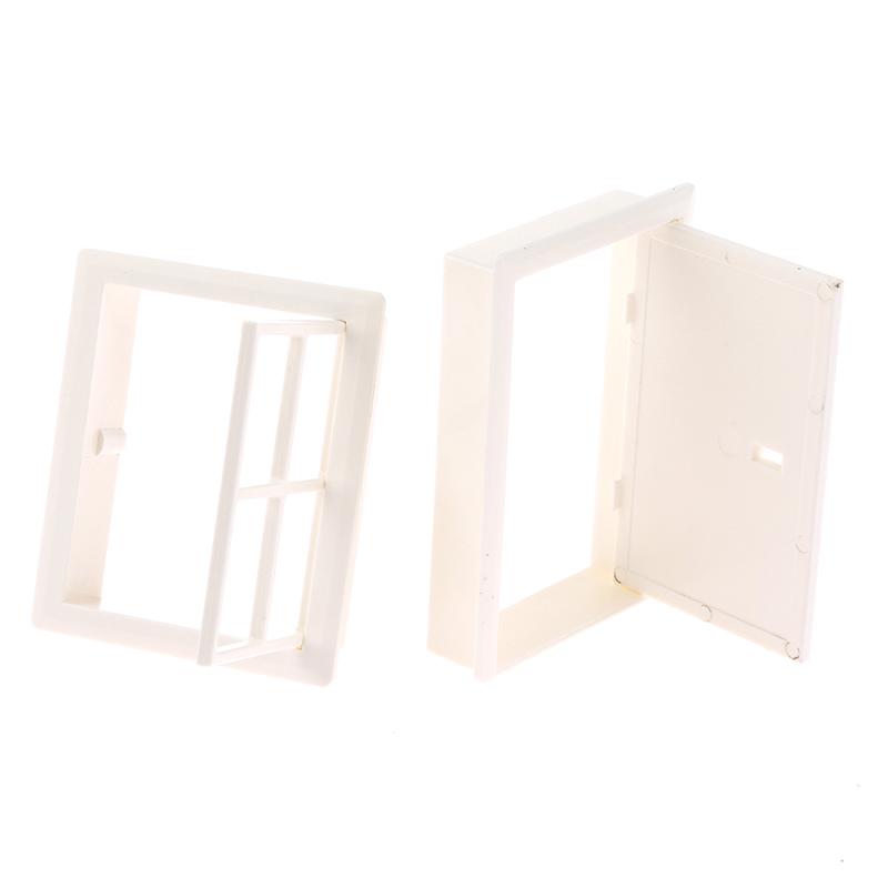 Mini dom, willa, plastikowe drzwi i okna, modelowanie i dekoracja domu