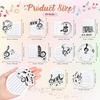 10Pcs Self-Adhesive Stick Notes Pads Musical Note Stick Notes Stick Pads Removable Stick Notes Notepads Stick Note Pads