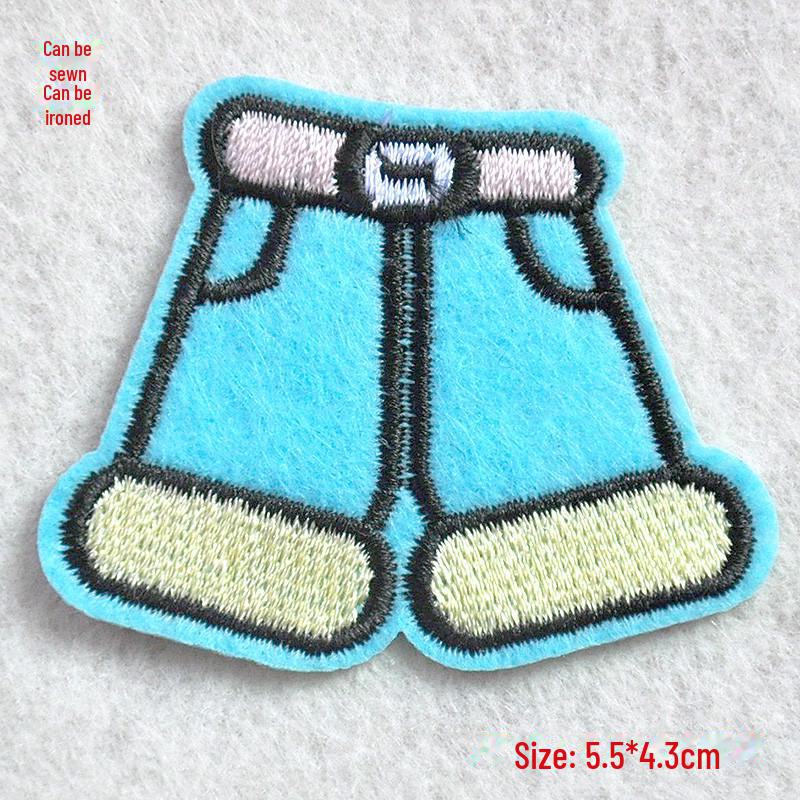 Cartoon Embroidery Patch Set for Clothing: Jeans, Down Jackets, and Repair