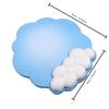 Cloud Shape Non-Slip Keyboard Mouse Pad Soft Ergonomic Wrist Rest Mice Mat Laptop Computer Home Office Memory Foam