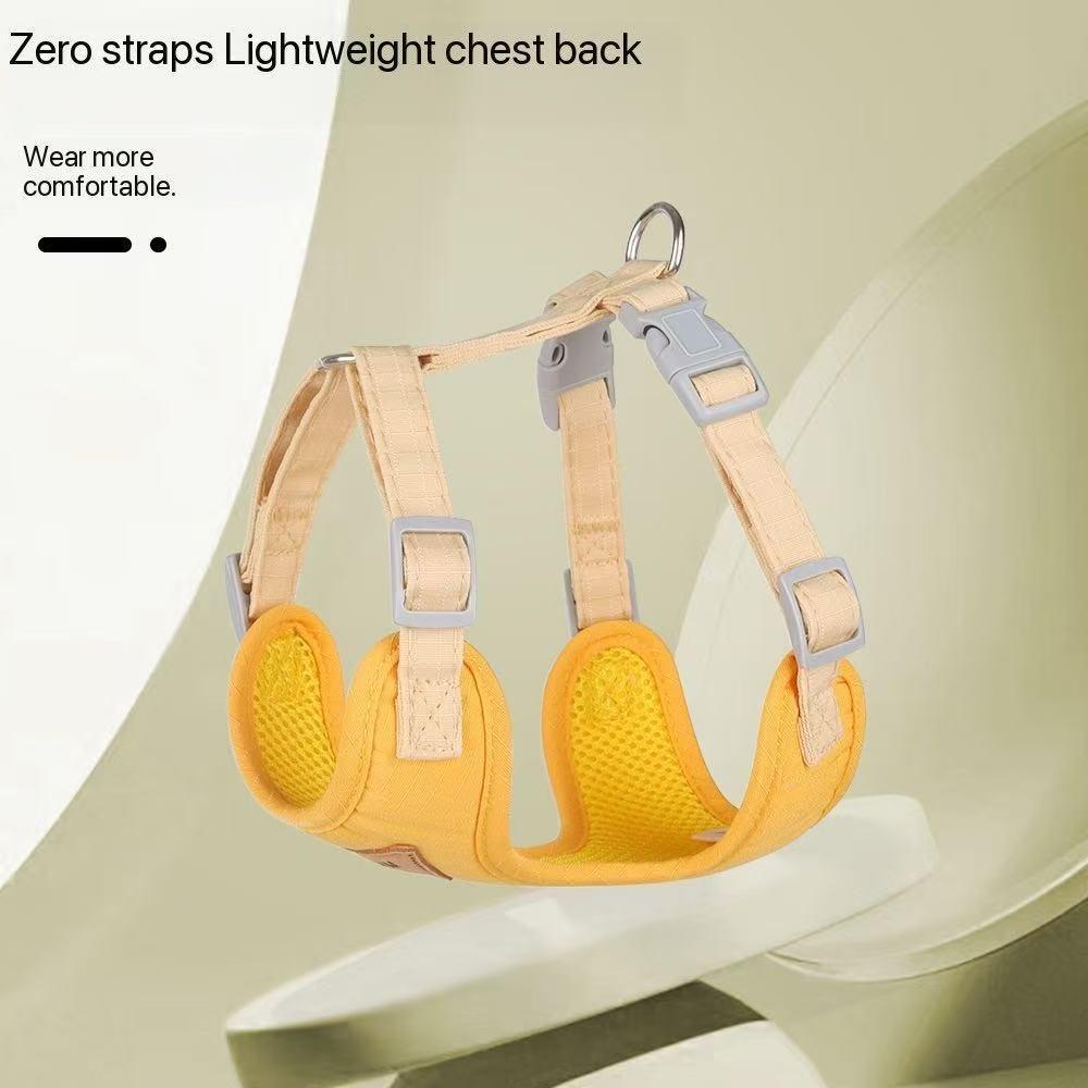 Soft Breathable Mesh Dog Harness and Leash Set, No-Pull Pet Vest Harness for Small Medium Dogs, Adjustable Reflective Puppy Walk