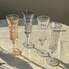 ZISIZ Retro Diamond Relief Champagne Glass