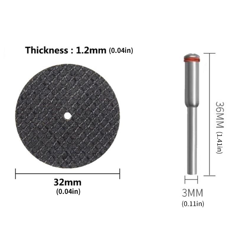MultiPurpose 32mm Grinding Disc Fiberglass Reinforced Double Mesh Structure Ideal For Cutting Metal Tile And Brick