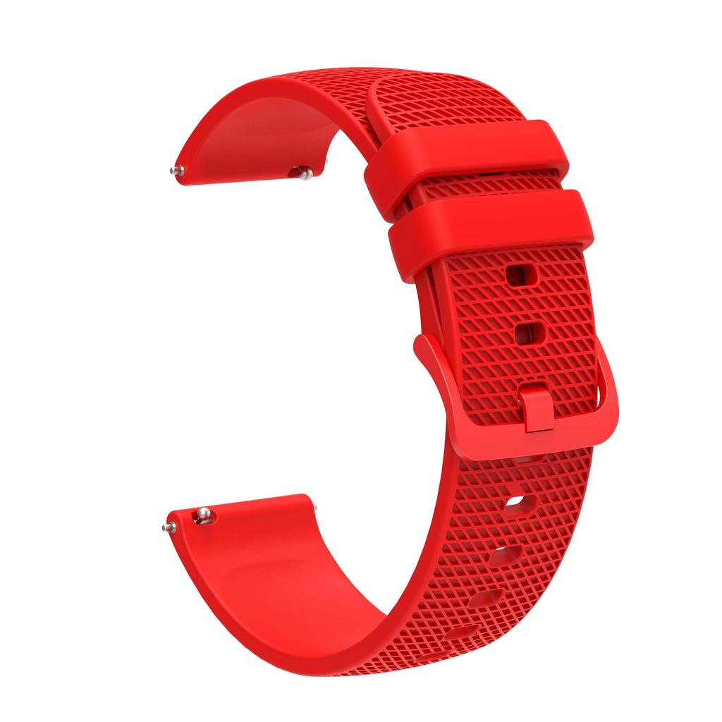 Premium Silicone Watchband WatchStrap Silicone Bracelet Quick Release Rubber Strap WristBand 18mm 20mm 22mm Width Replacement