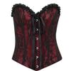 Ladies Lace Pattern Strapless Vest Elastic Rope Corset with Adjust Rope Universal Women Banquet Dress Shirt Coat Corset