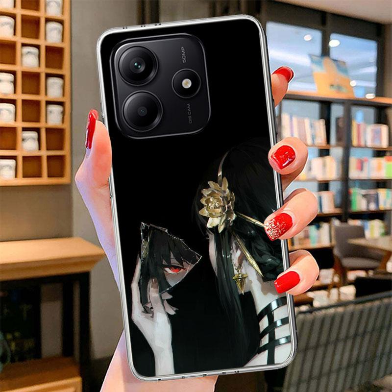 S-Spy Family Yor F-Forger Phone Case For Xiaomi Redmi Note 15 14 13 12 11 10 Pro Plus 14S 12S 11S 11T 11E 10S Soft Fundas Shell