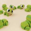 Joint Movable Pet 3D Printing Toys Green Frogs Frog Animals Ornaments  Children Girls Boys