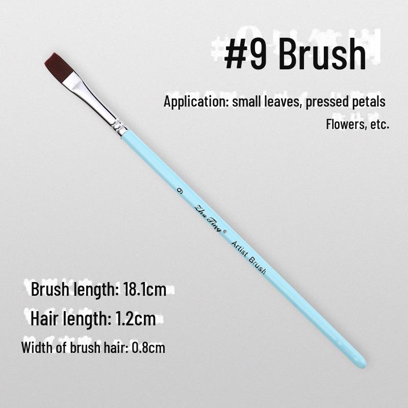 17-Piece Face Painting Brush Set for Various Artistic Techniques Like Line Work, Embossing, Blending, and More.