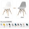 Solid Color Velvet Shell Chair Cover Washable Removable Back Chair Covers Stretch Dining Seat Cover for Hotel Home Dining Room