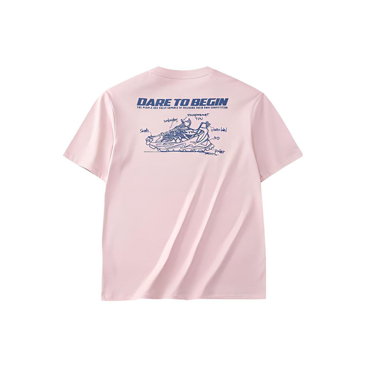 

Anta Повседневная футболка с принтом на спине женские топы 962228134-1 XXL