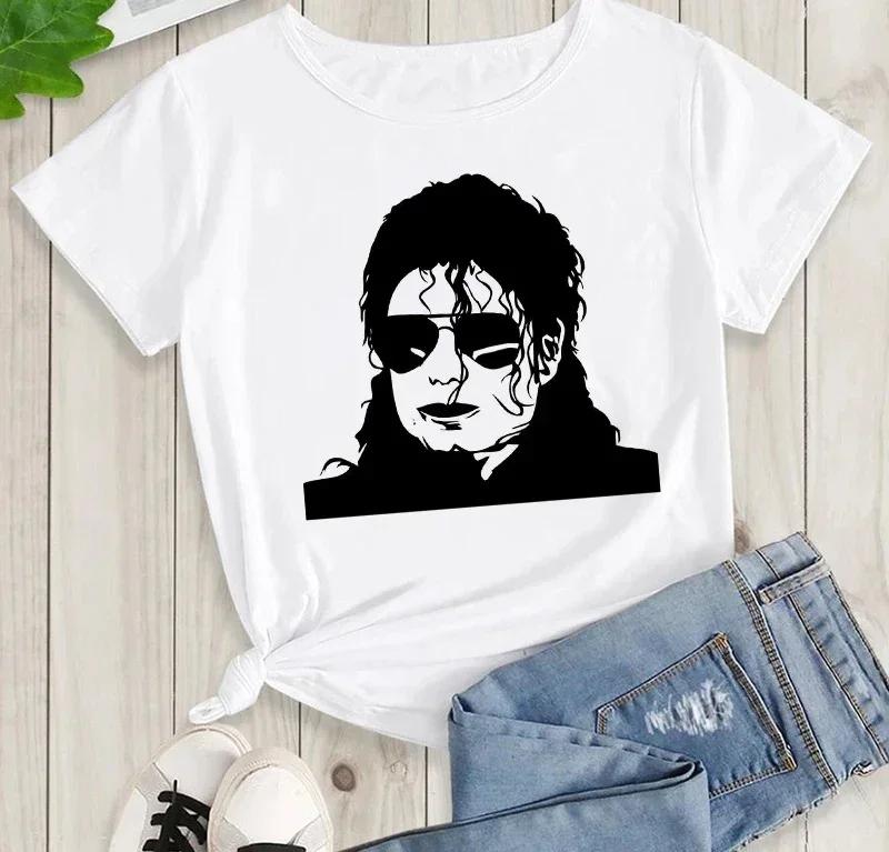 Michael Jackson Graphic Men And Kids TShirt Y2K High Quality Cotton Casual Summer Rock Fashion Short Sleeve Crew Neck Tshirt
