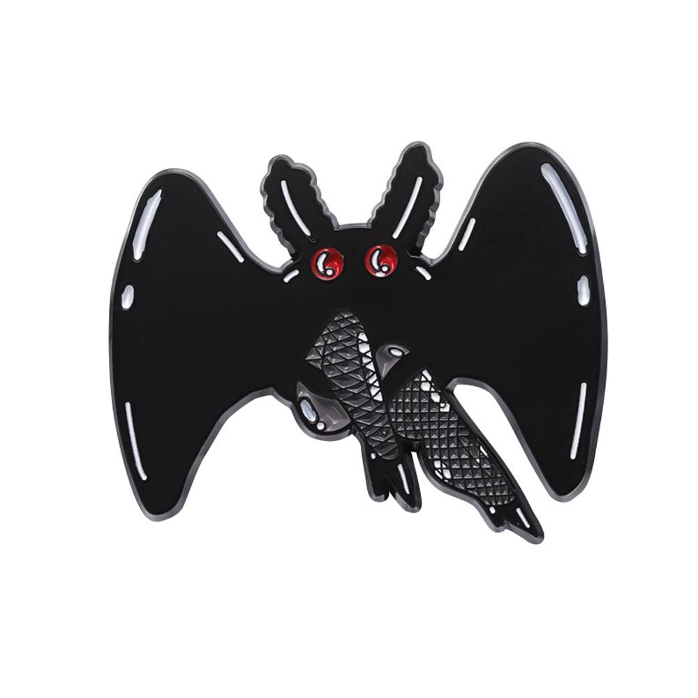 Gothic Horror Halloween Gift Lapel Pins Vampire Bat Mothman For Backpacks Punk Enamel Brooches For Briefcase Badges Accessories