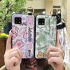 Wristband Soft Case Phone Case For Sharp Aquos Sense4 4G/Sense 5G Wrist Strap Fashion Design Back Cover Cute Durable