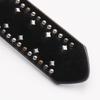 Rocker Fashion Adjustable Women's Belt With Metal Rivets Detail Soft PU Leather Strap For Multiple Occasion