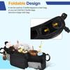 Stroller Organizer Bag Large Waterproof Storage with 3 Compartments Cup Holder for Travel Daily Use Mom Diaper Bag Accessories