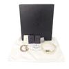 Used 11569 Triangle Mini Bag 1BC543 2BYA F0009 7921 Calfskin Chain Bag 2WAY RFID IC Logo Embossed Bianco Women's from