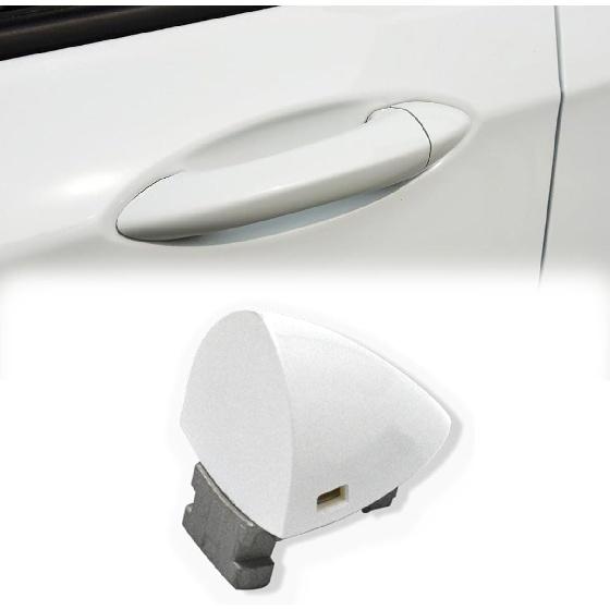 

1PCS White Front Left Door Handle Key Hole Cover Cap for Chevrolet Cruze 2015 2016 2017 2018
